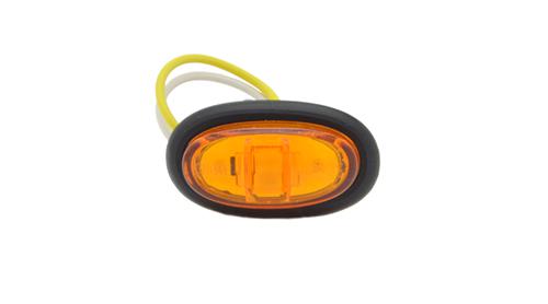 CLR/MKR, YELLOW, LED, MICRONOVA® PC WITH GROMMET